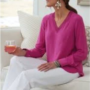 Soft Surroundings Atila Pink Top XS